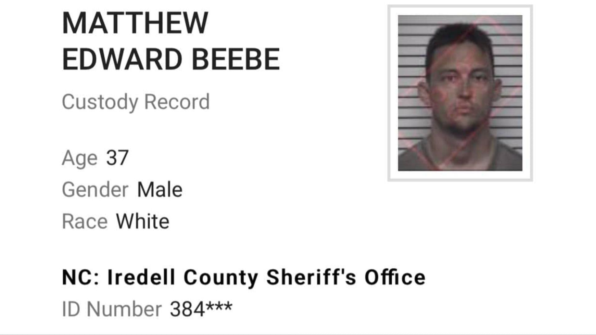 (image via Iredell County Sheriff's Department)